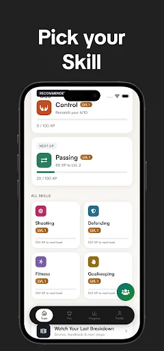 Footwork: Soccer Training App डाउनलोड करें – AI फुटबॉल कोच - Screenshot 2