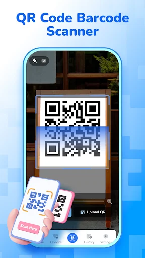 QR Code Scanner & Barcode Reader डाउनलोड करें – फ्री में स्कैन करें - Screenshot 1