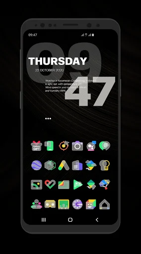 Bluric Icon Pack डाउनलोड करें – Frozen Glass स्टाइल आइकन - Screenshot 7