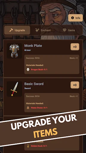 Gladia2 ऑनलाइन MMO टेक्स्ट RPG डाउनलोड करें – मध्ययुगीन एडवेंचर - Screenshot 10