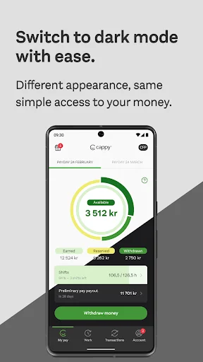 Cappy – Flexible Pay डाउनलोड करें – वेतन अब बिना प्रतीक्षा के - Screenshot 8