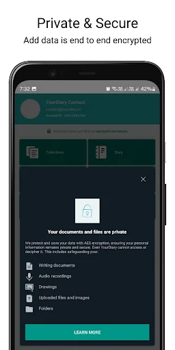 YourDiary AI डाउनलोड करें – सुरक्षित और एन्क्रिप्टेड डिजिटल डायरी - Screenshot 2
