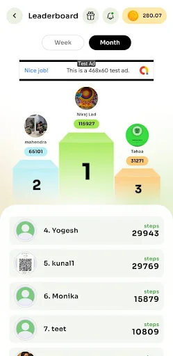Walk Wallet डाउनलोड करें – अपने कदमों को ट्रैक करें और रिवॉर्ड्स कमाएं - Screenshot 6