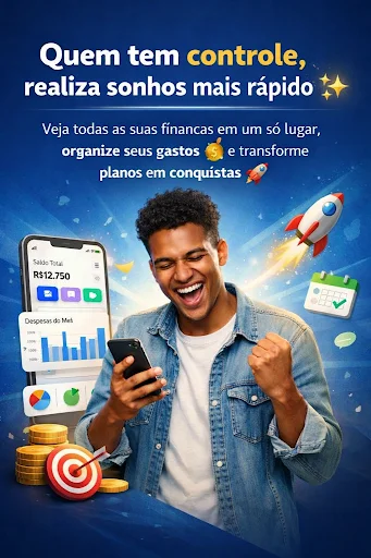 Fing: Finanças Pessoais डाउनलोड करें – अपना बजट और खर्च ट्रैक करें - Screenshot 8