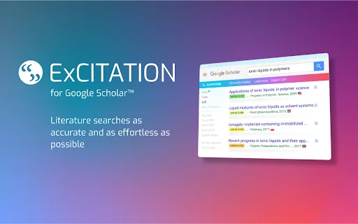 ExCITATION डाउनलोड करें – Google Scholar पर Journal Ranking देखें - Screenshot 1
