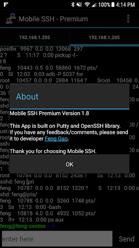 Mobile SSH Premium डाउनलोड करें – सुरक्षित SSH और RSA ऑथेंटिकेशन - Screenshot 6