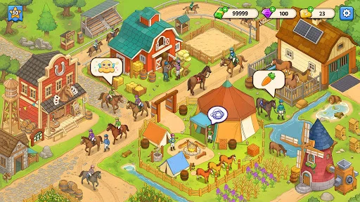 Horse Master डाउनलोड करें – घोड़ों को पालें और रेसिंग के दिग्गज बनें - Screenshot 12