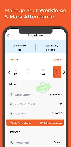 Brick&Bolt Professionals ऐप डाउनलोड करें – कंस्ट्रक्शन मैनेजमेंट आसान बनाएं - Screenshot 2