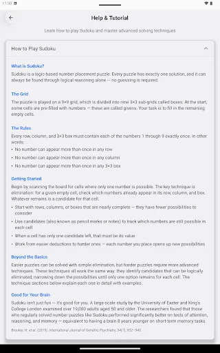 Sudoku Trainer डाउनलोड करें – सुडोकू में महारत हासिल करें और मुफ्त खेलें - Screenshot 14