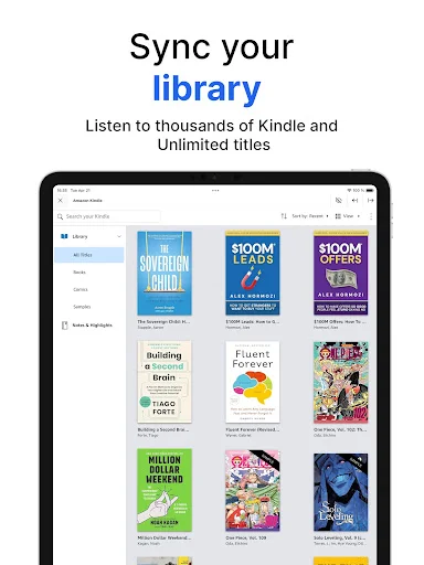 AudioBooks Unlimited to Kindle डाउनलोड करें – बेस्ट ऑडियोबुक विकल्प - Screenshot 12