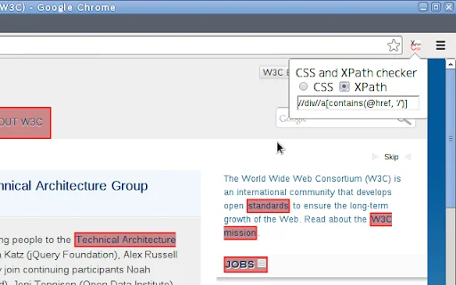 CSS and XPath Checker डाउनलोड करें – वेब डेवलपमेंट के लिए सर्वश्रेष्ठ टूल - Screenshot 2