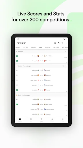 FotMob डाउनलोड करें – लाइव फुटबॉल स्कोर और मैच अपडेट्स पाएं - Screenshot 10