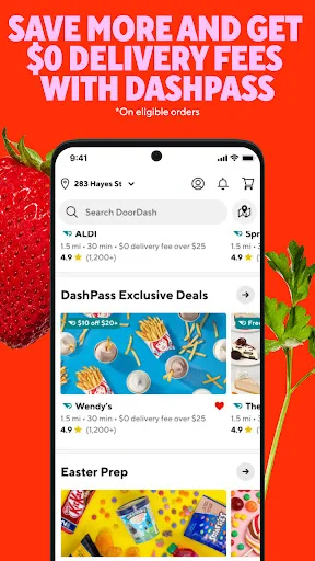 DoorDash डाउनलोड करें – फ़ूड और ग्रोसरी डिलीवरी ऐप - Screenshot 4