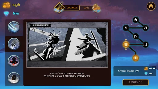 Ninja Arashi डाउनलोड करें – सर्वश्रेष्ठ ऑफलाइन निंजा एडवेंचर गेम - Screenshot 5