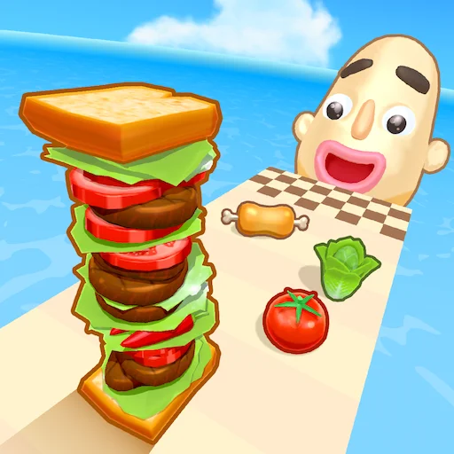 Sandwich Runner डाउनलोड करें – मज़ेदार सैंडविच मेकिंग गेम