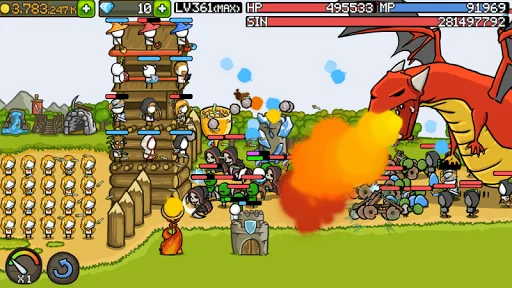 Grow Castle – Tower Defense डाउनलोड करें: बेहतरीन रणनीति गेम - Screenshot 3