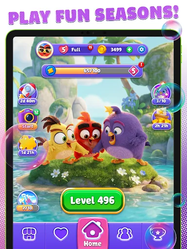 Angry Birds Dream Blast डाउनलोड करें – मज़ेदार पहेली गेम - Screenshot 17