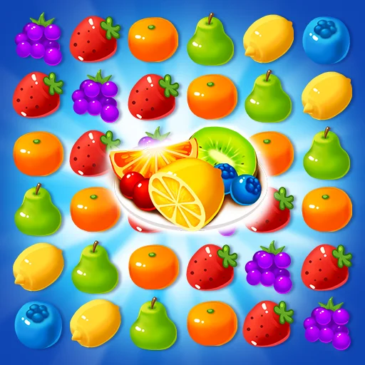 Sweet Fruit Candy डाउनलोड करें – मजेदार मैच 3 पहेली गेम