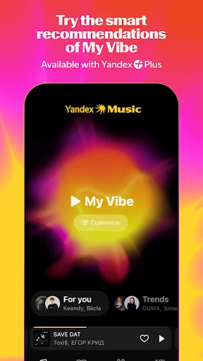 Yandex Music, Books & Podcasts डाउनलोड करें – गाने और पॉडकास्ट - Screenshot 1