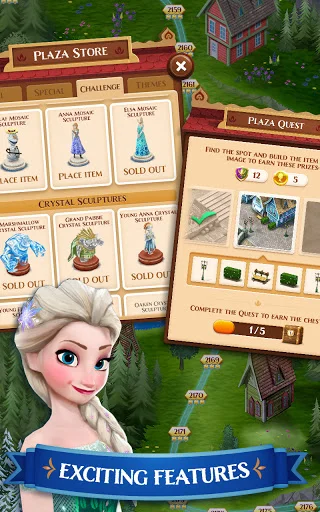 Disney Frozen Free Fall डाउनलोड करें – अरेंडेल की जादुई पहेली गेम - Screenshot 2