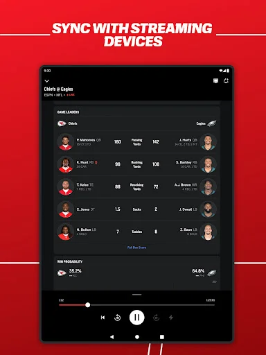 ESPN ऐप डाउनलोड करें – लाइव स्पोर्ट्स स्कोर और खबरें पाएं - Screenshot 13