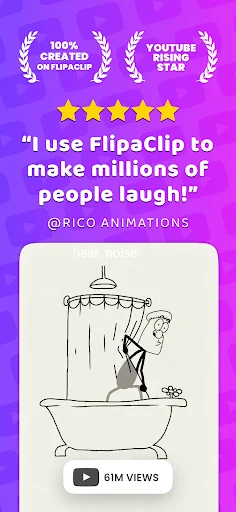 FlipaClip 2D एनीमेशन ऐप डाउनलोड करें – कार्टून और वीडियो बनाएं - Screenshot 6