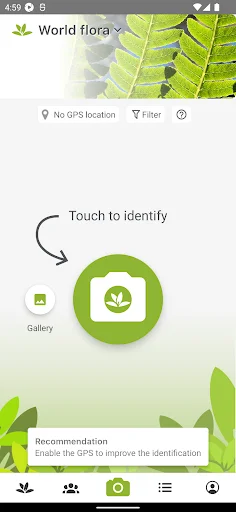 PlantNet Plant Identification डाउनलोड करें – पौधों की सटीक पहचान - Screenshot 1
