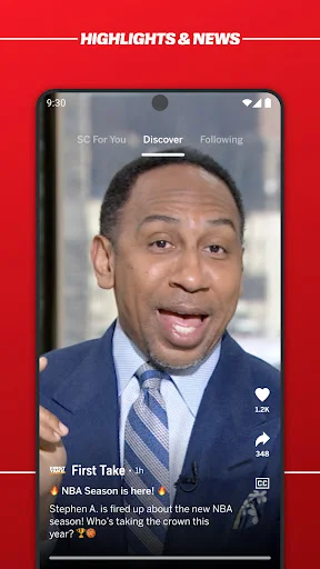 ESPN ऐप डाउनलोड करें – लाइव स्पोर्ट्स स्कोर और खबरें पाएं - Screenshot 4