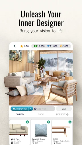 Design Home™: House Makeover डाउनलोड करें – बेस्ट इंटीरियर डिजाइन गेम - Screenshot 1