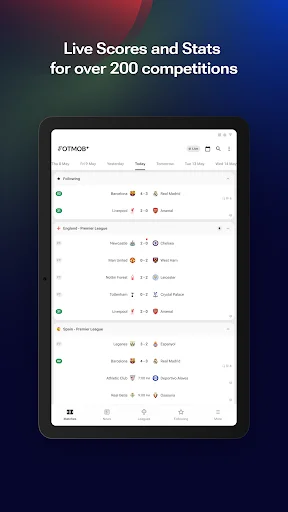 FotMob डाउनलोड करें – लाइव फुटबॉल स्कोर और मैच अपडेट्स पाएं - Screenshot 9