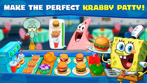 SpongeBob: Krusty Cook-Off डाउनलोड करें – बेस्ट कुकिंग गेम - Screenshot 2