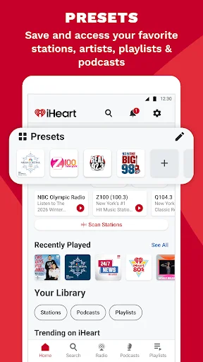 iHeart: Music, Radio, Podcasts डाउनलोड करें – मुफ्त म्यूजिक ऐप - Screenshot 3