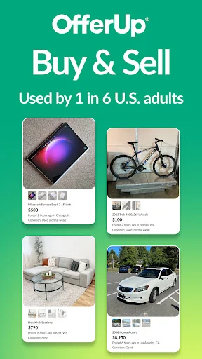 OfferUp Buy & Sell Marketplace डाउनलोड करें – स्थानीय डील पाएं - Screenshot 1