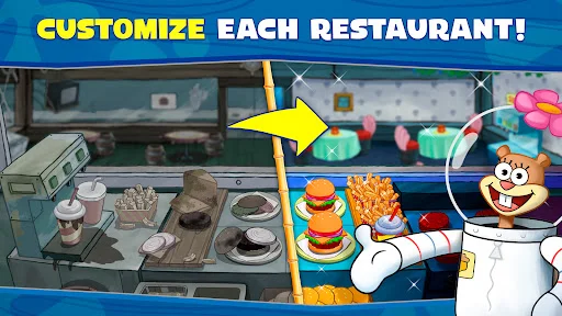SpongeBob: Krusty Cook-Off डाउनलोड करें – बेस्ट कुकिंग गेम - Screenshot 5