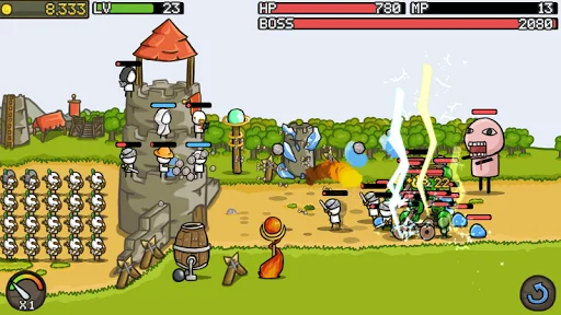Grow Castle – Tower Defense डाउनलोड करें: बेहतरीन रणनीति गेम - Screenshot 2