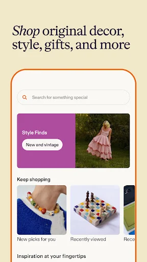 Etsy ऐप डाउनलोड करें – अनोखी हस्तनिर्मित और विंटेज वस्तुएं खरीदें - Screenshot 2