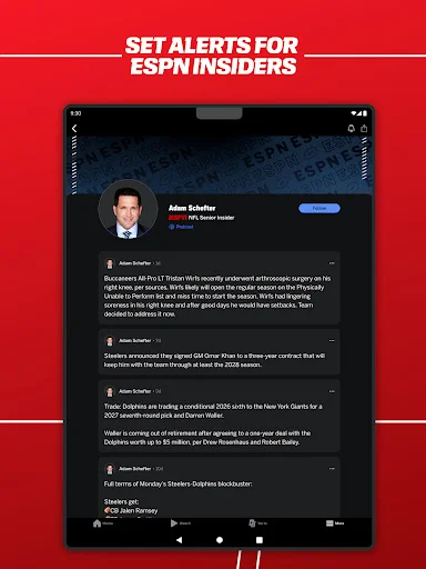 ESPN ऐप डाउनलोड करें – लाइव स्पोर्ट्स स्कोर और खबरें पाएं - Screenshot 16