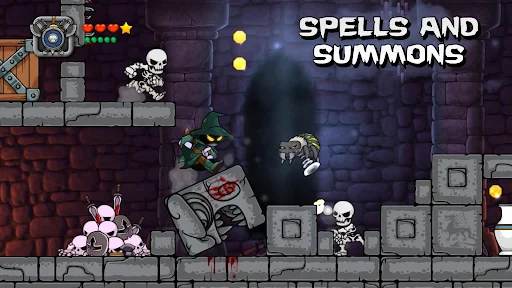 Magic Rampage डाउनलोड करें – एक्शन से भरपूर RPG प्लेटफ़ॉर्मर गेम - Screenshot 36