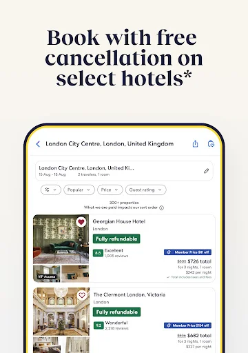 Expedia ऐप डाउनलोड करें – होटल, फ्लाइट और कार बुकिंग पर भारी छूट - Screenshot 23