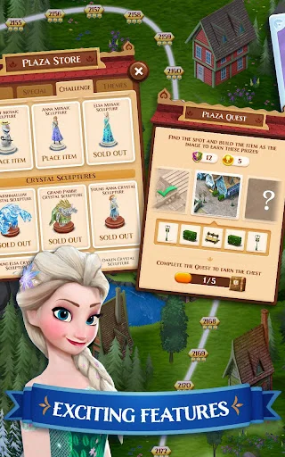 Disney Frozen Free Fall डाउनलोड करें – अरेंडेल की जादुई पहेली गेम - Screenshot 15