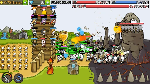 Grow Castle – Tower Defense डाउनलोड करें: बेहतरीन रणनीति गेम - Screenshot 1